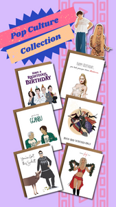The Pop Culture Collection of cards and stickers featuring pop stars and tv and film characters