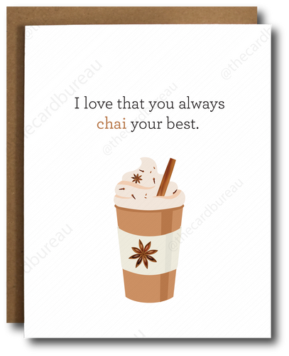 Chai Your Best Card