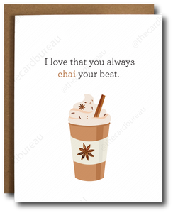 Chai Your Best Card