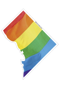 DC Pride Flag Sticker