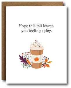 Pumpkin Spice Fall Card