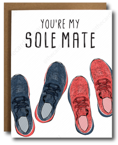 Sole Mate Love or Anniversary Card