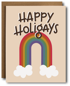 Happy Holigays Pride Card