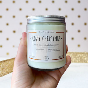 Cozy Christmas Gingerbread Candle
