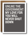 Love Shut Down Card