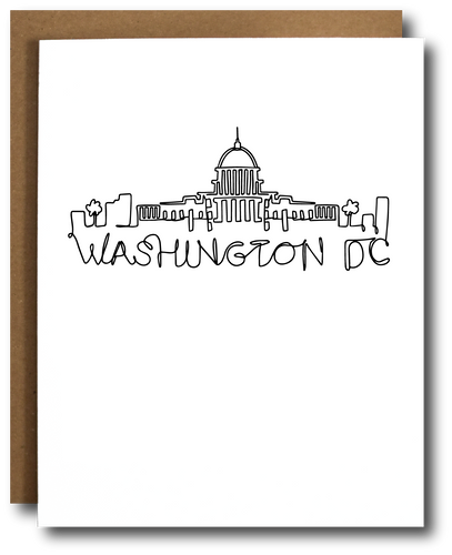 DC Line Drawing Card