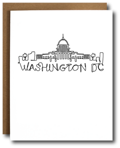 DC Line Drawing Card
