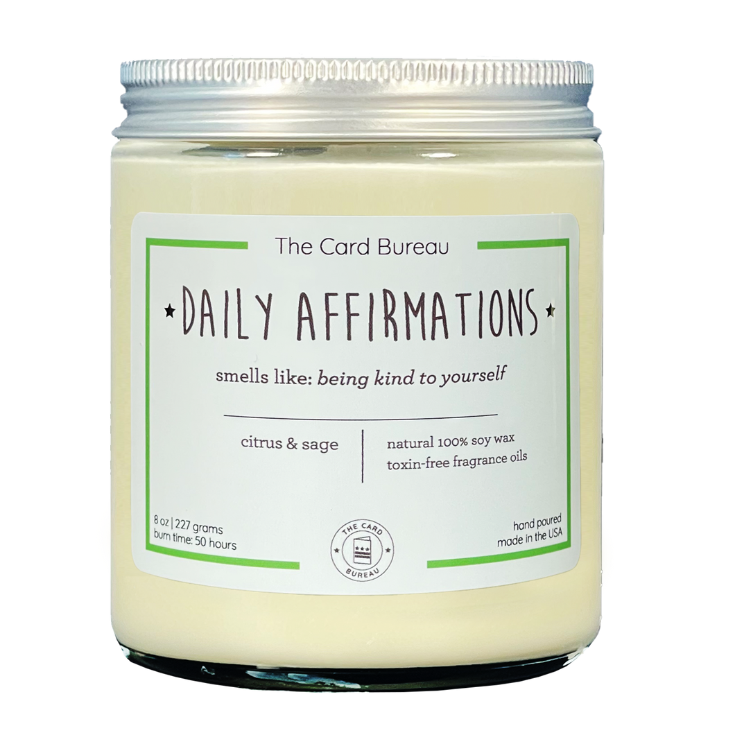 Daily Affirmations Candle