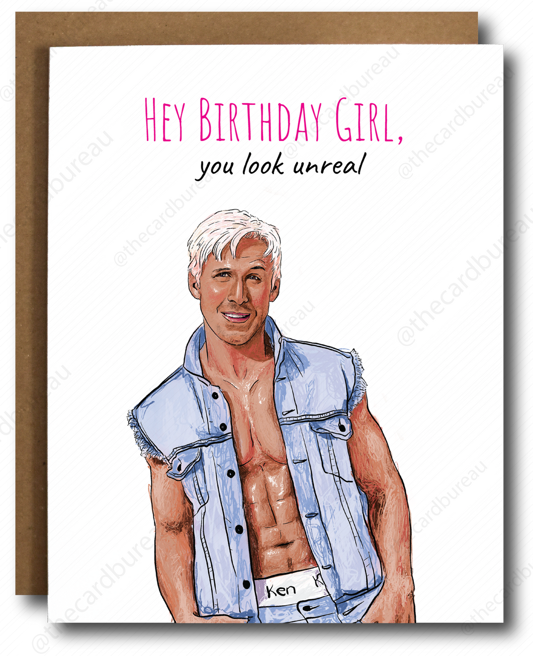 You Look Unreal Ken Birthday Card