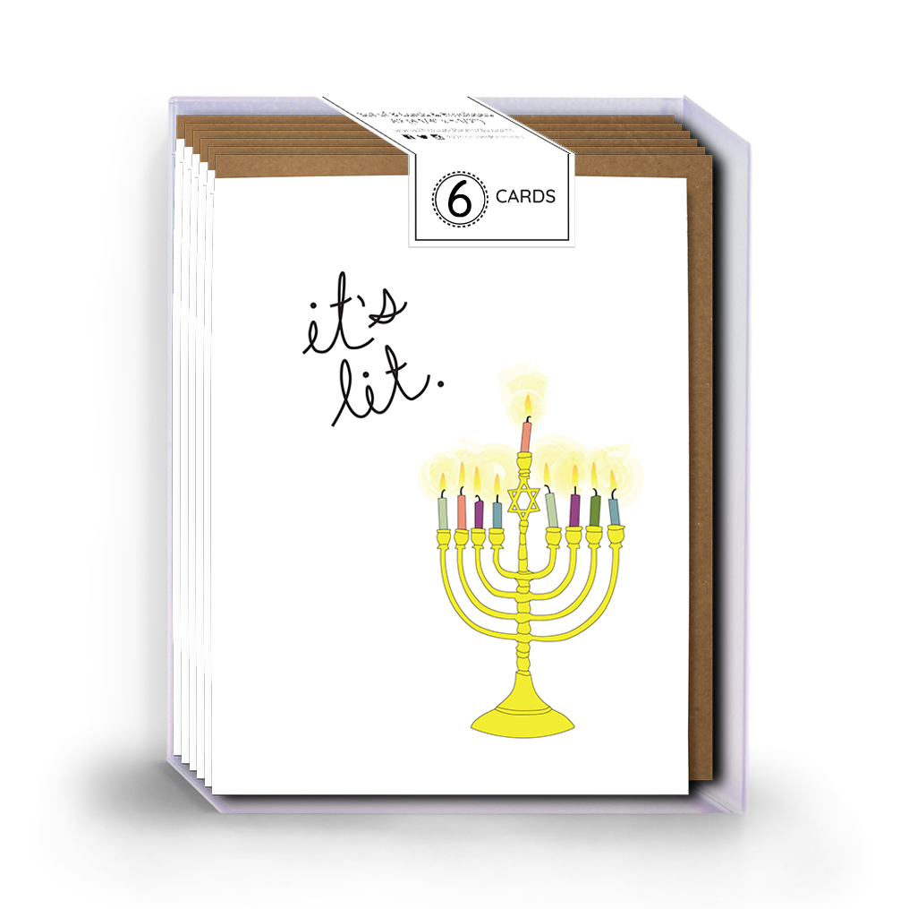 BOXED SET - It's Lit Hanukkah Cards