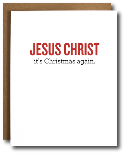Christ it's Christmas Again