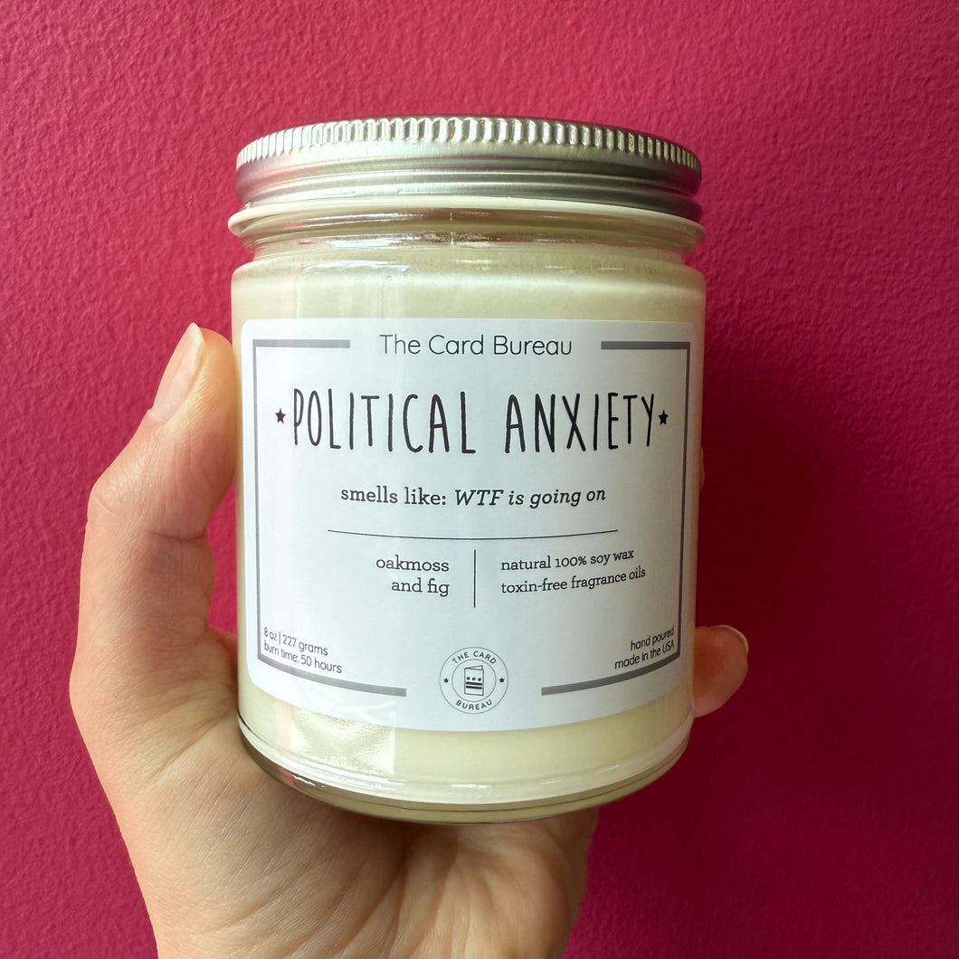 Political Anxiety Candle