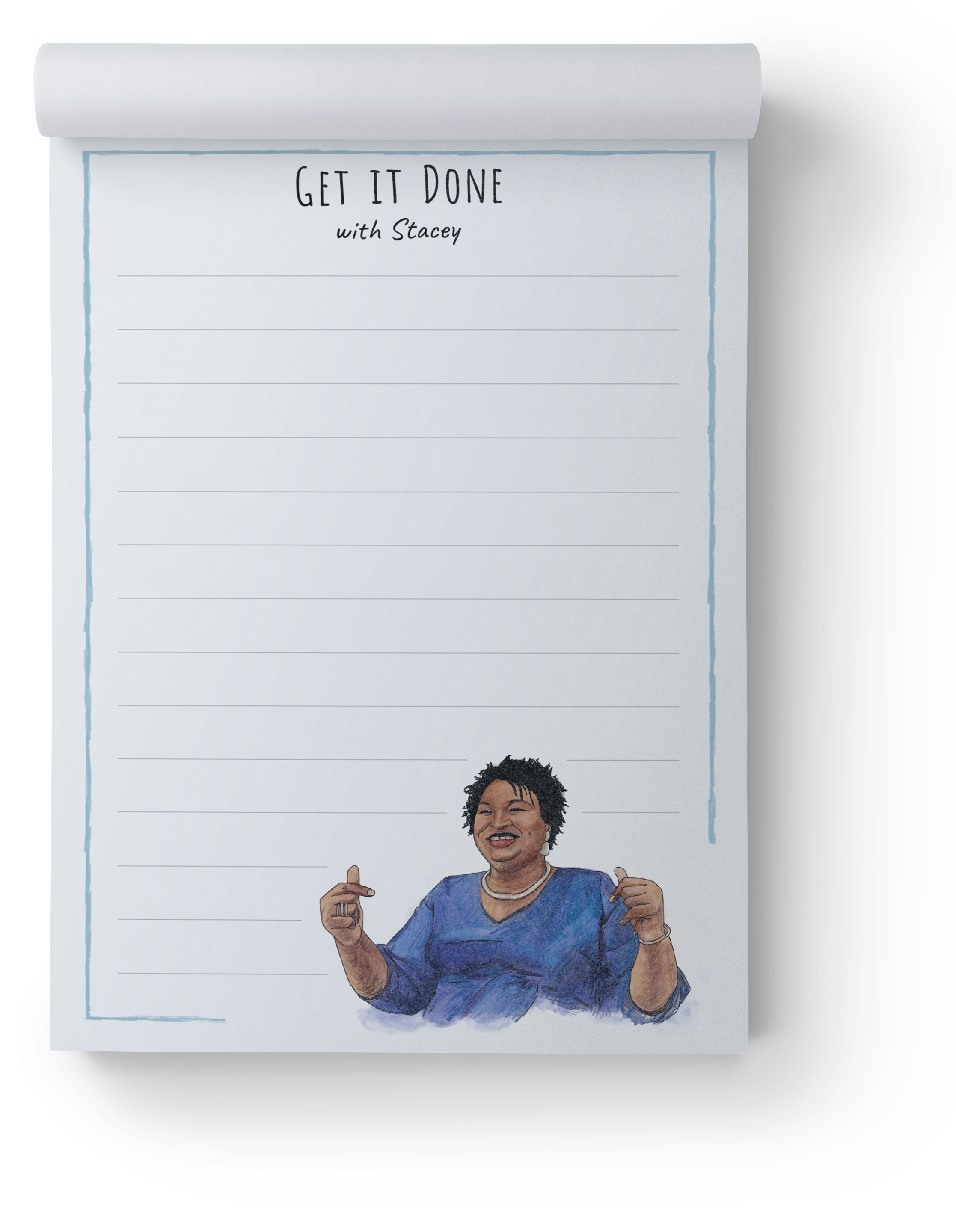 Stacey Abrams Get it Done Notepad