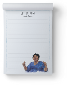 Stacey Abrams Get it Done Notepad