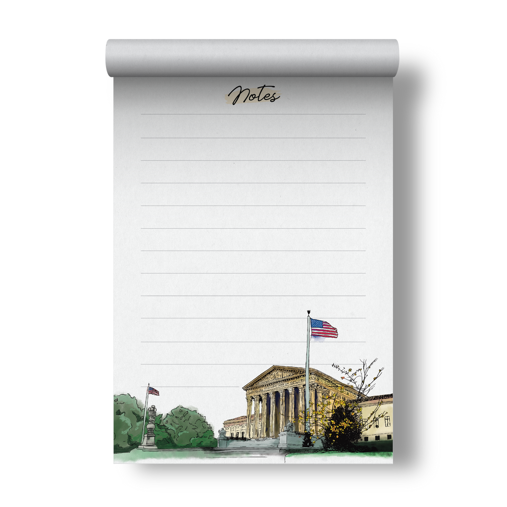 Supreme Court Washington DC Notepad