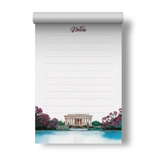 Lincoln Memorial Washington DC Notepad