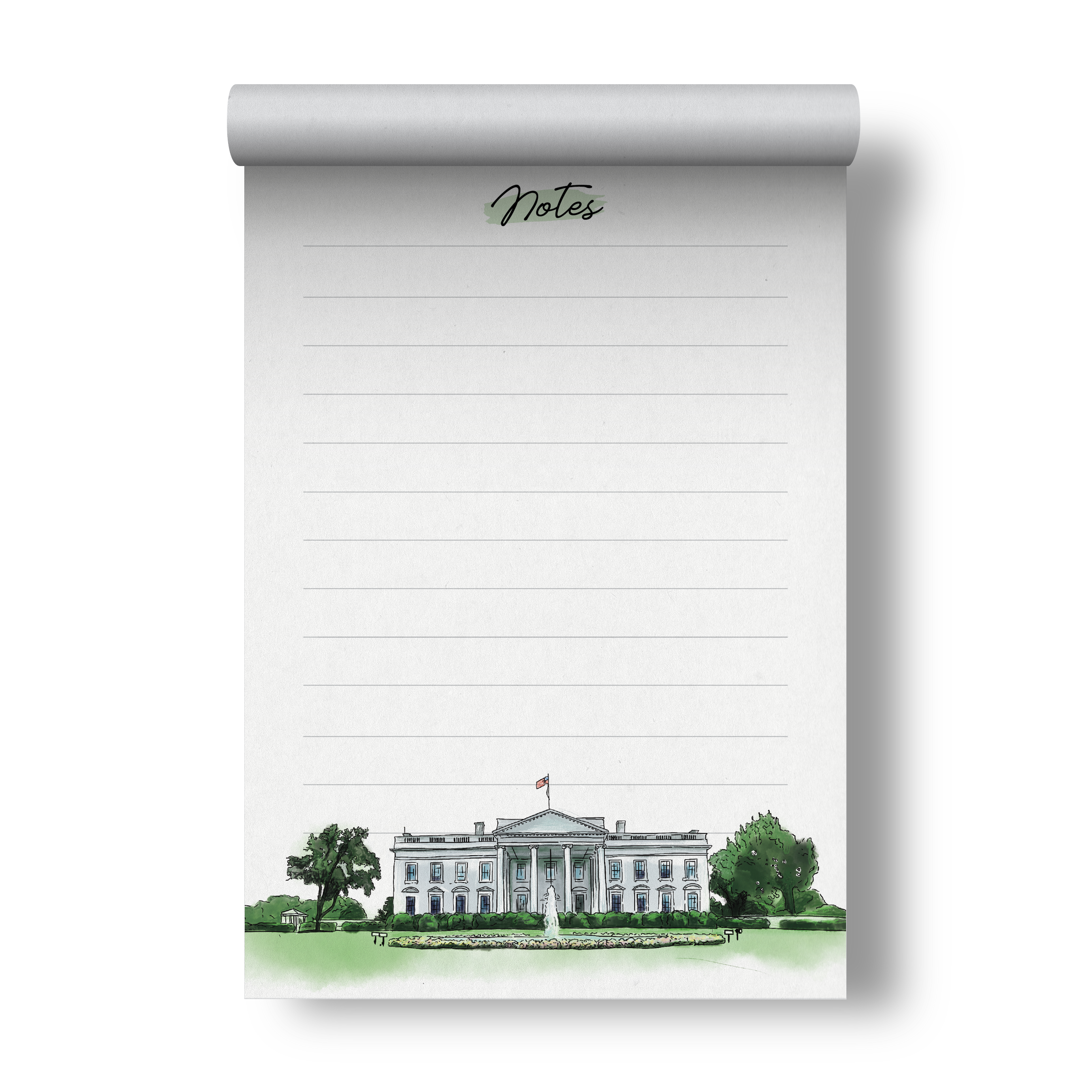 White House Washington DC Notepad