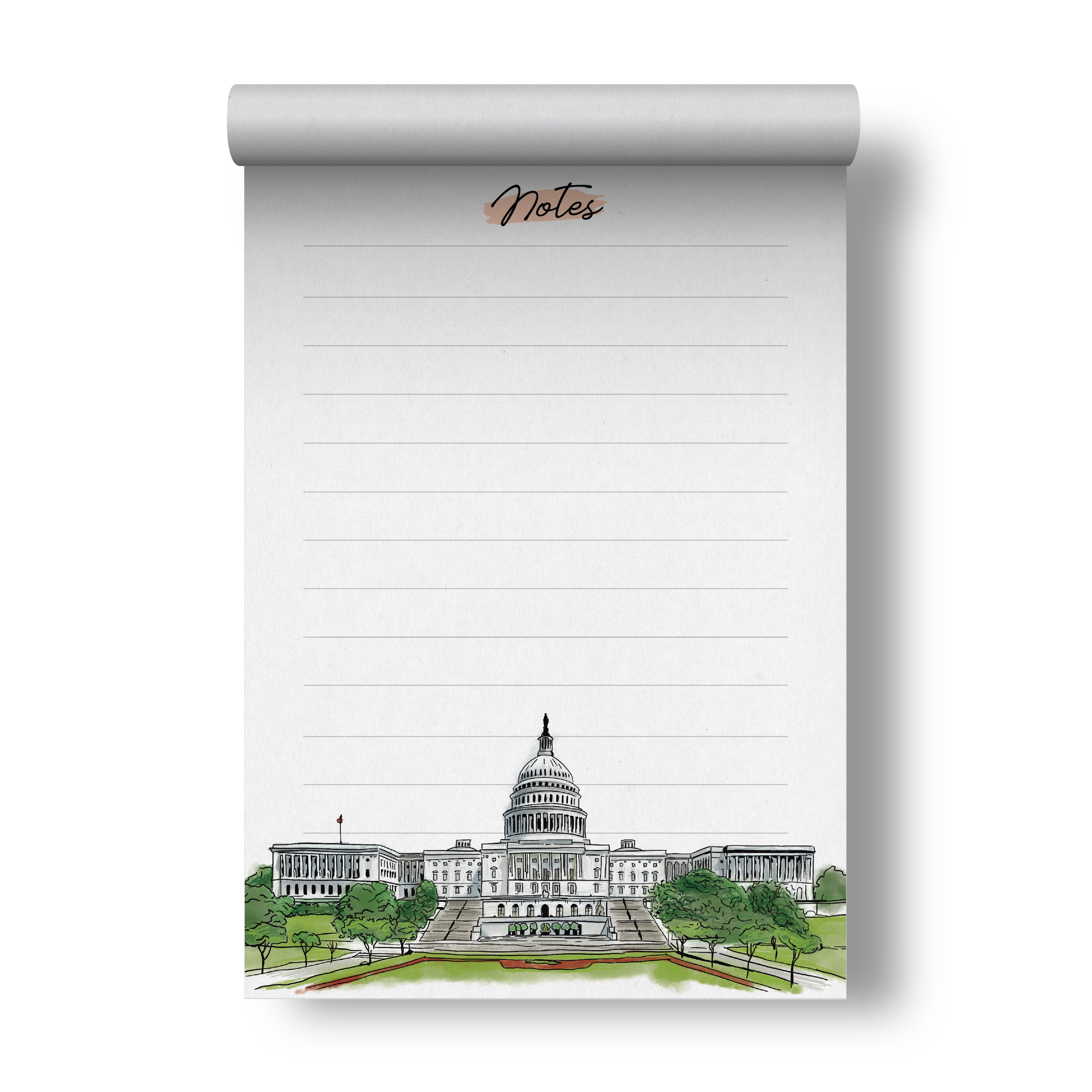 Capitol Building Washington DC Notepad
