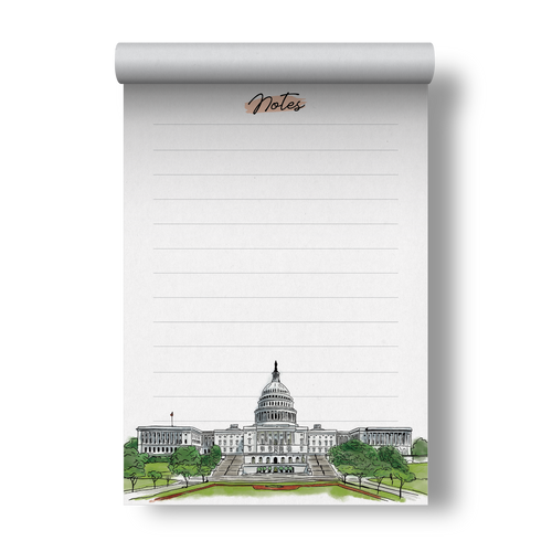 Capitol Building Washington DC Notepad