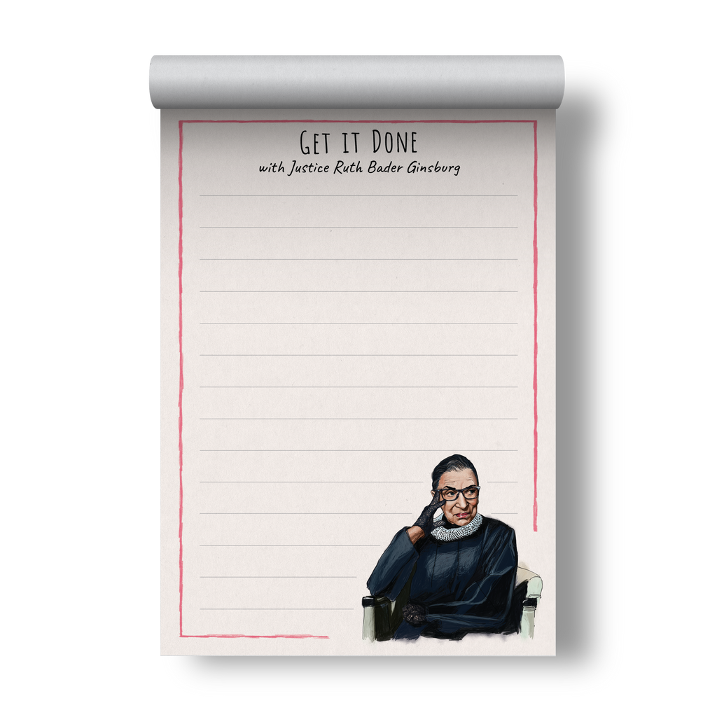 Justice Ruth Bader Ginsburg  RBG Notepad