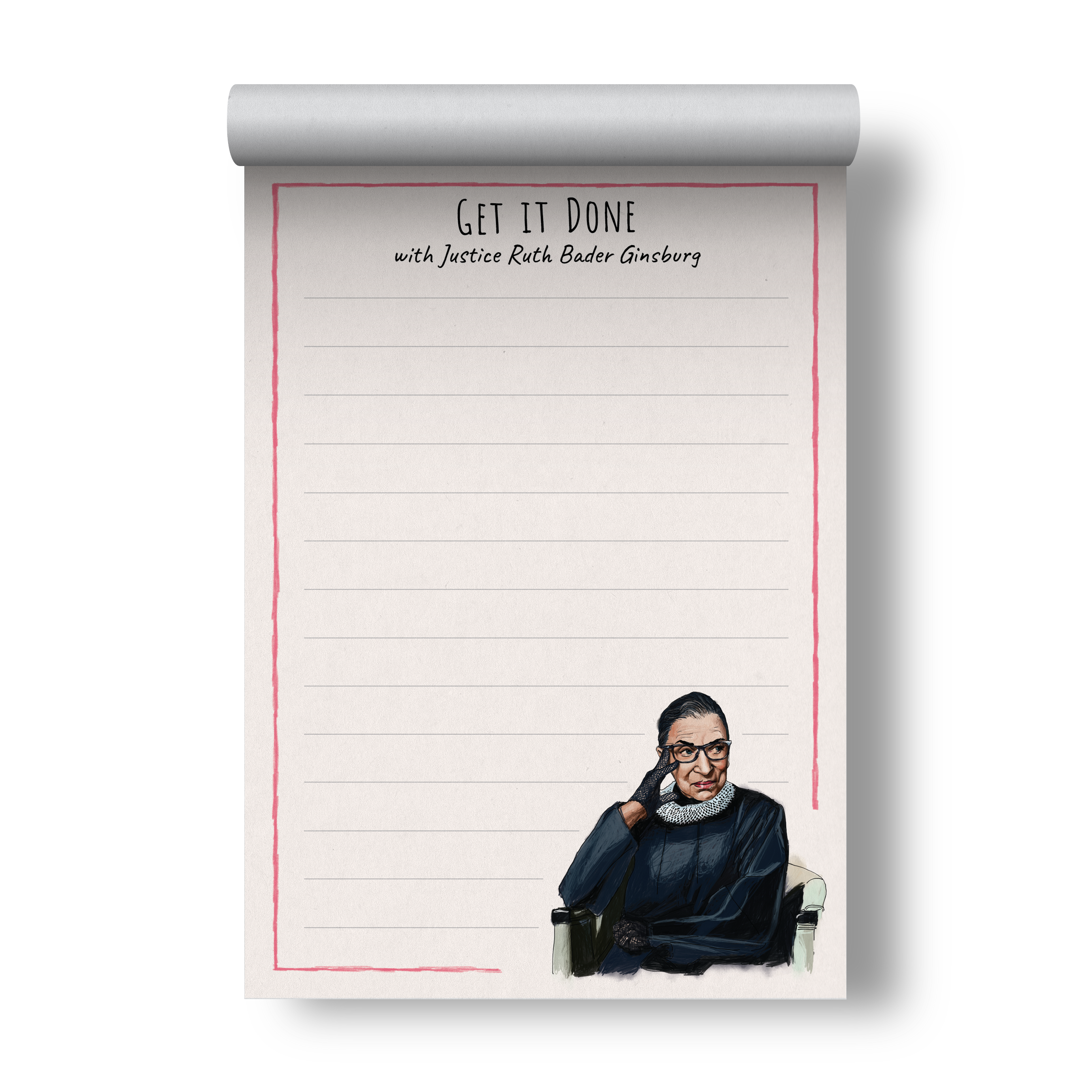 Justice Ruth Bader Ginsburg  RBG Notepad