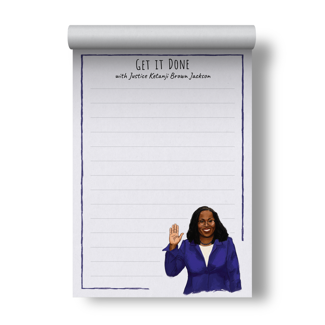 Justice Ketanji Brown Jackson Notepad