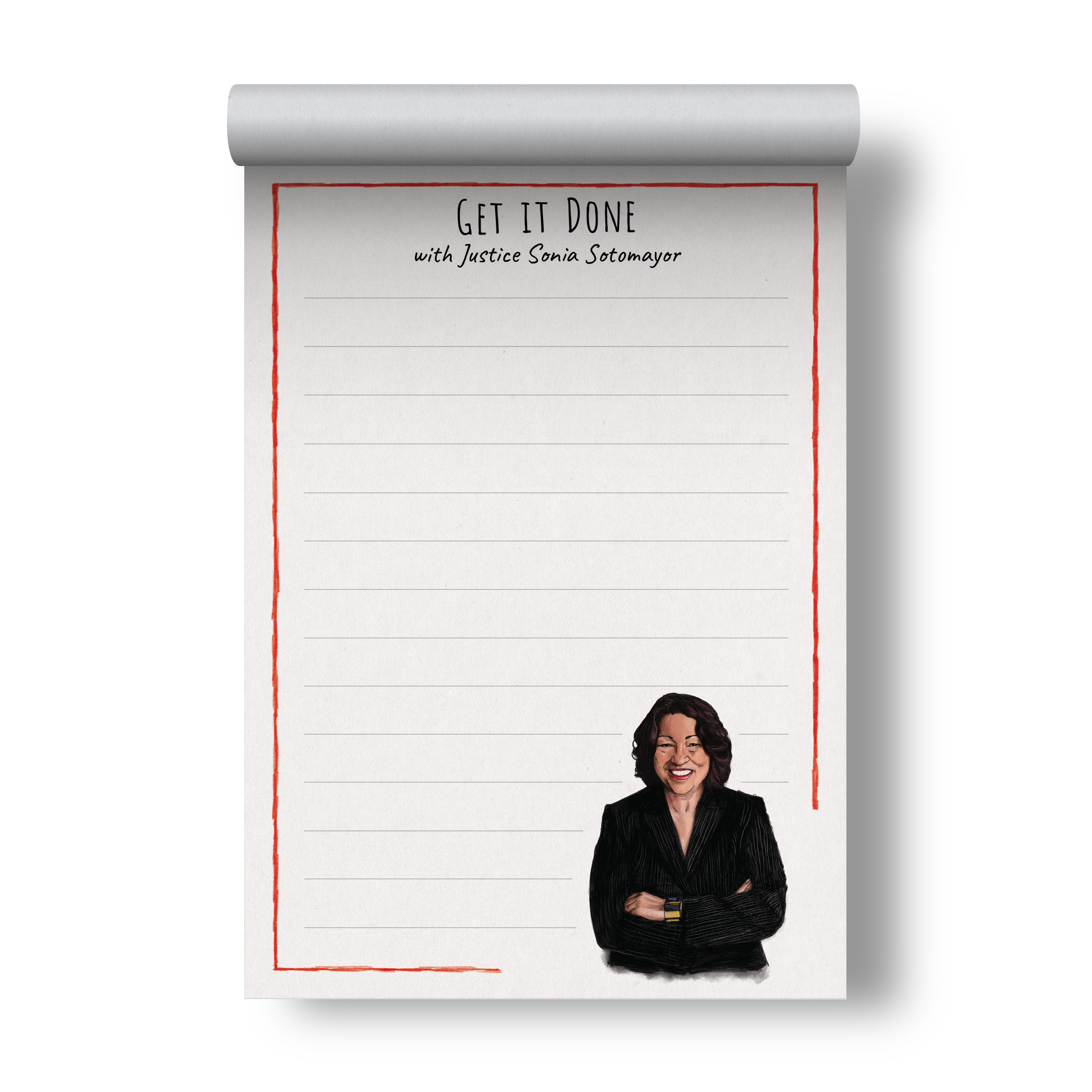 Justice Sonia Sotomayor Notepad