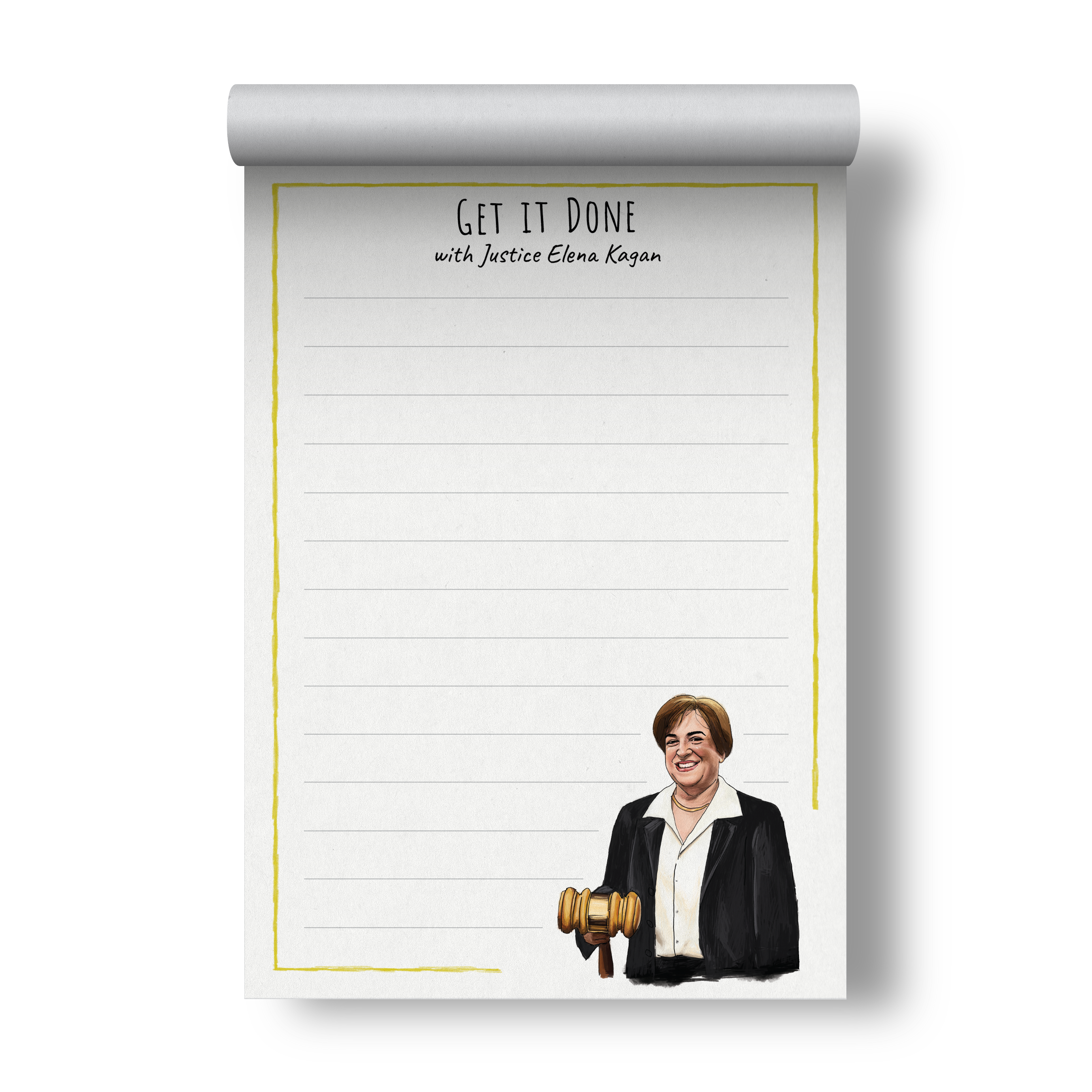 Justice Elena Kagan Notepad