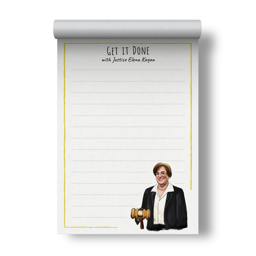 Justice Elena Kagan Notepad