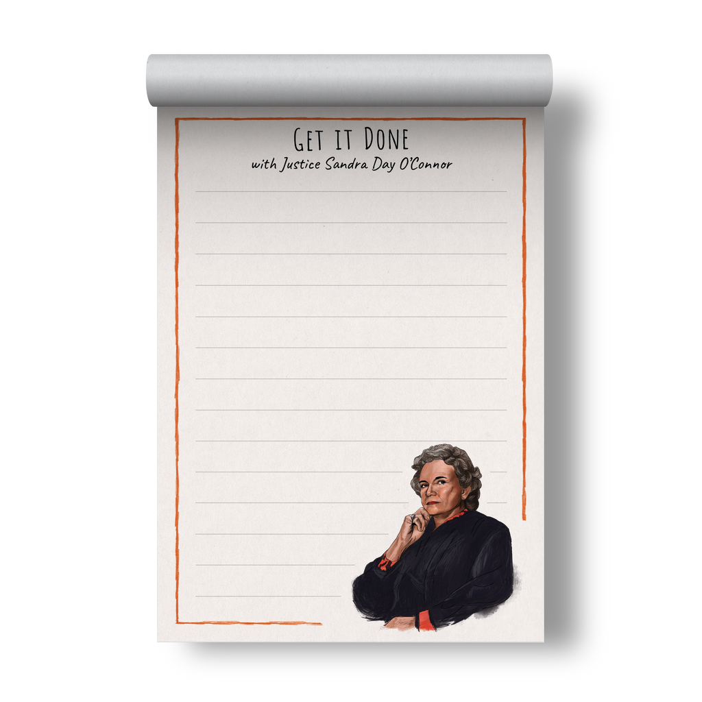 Justice Sandra Day O’Connor Notepad