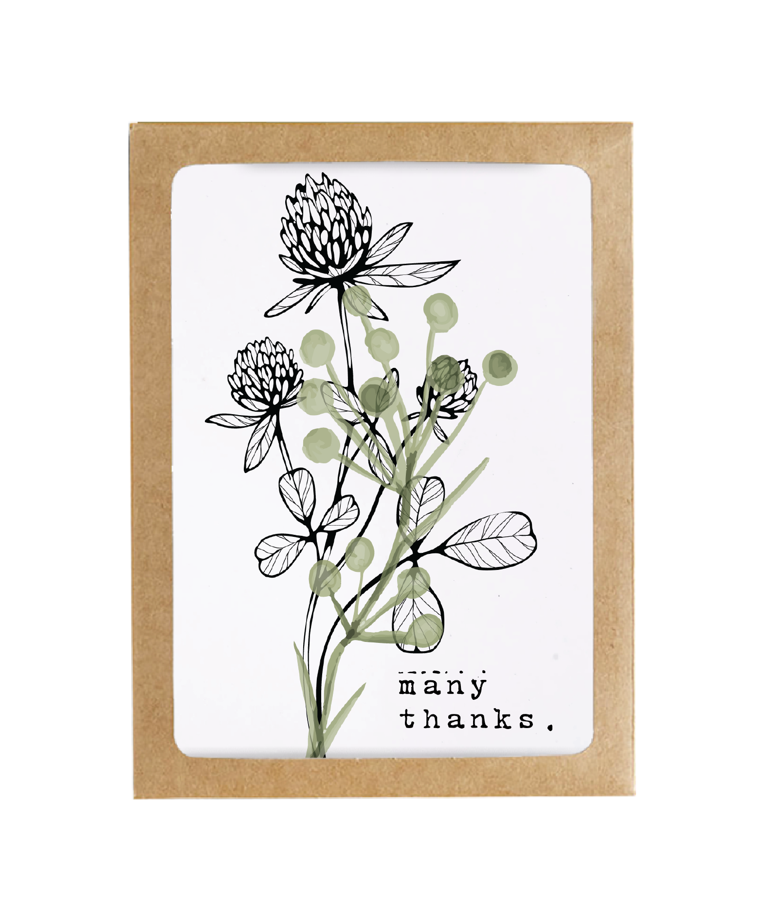 COTTON RAG MANY THANKS