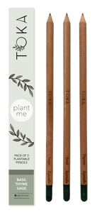 3 PACK PENCILS - HERBS