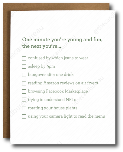 Young and Fun List Card