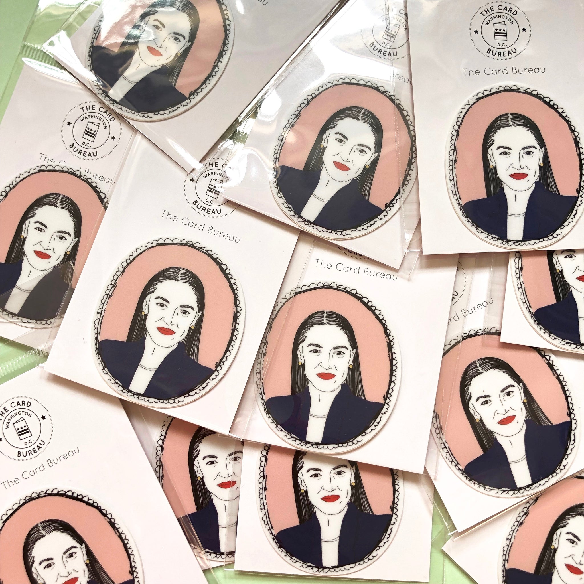AOC Congresswoman Sticker – The Card Bureau