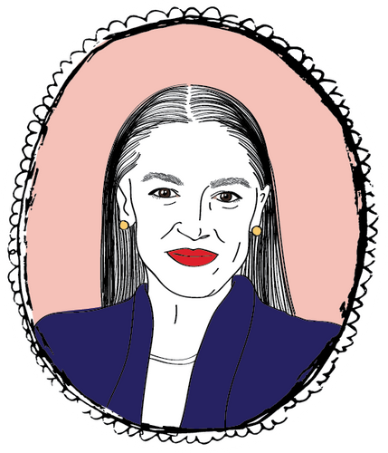 Alexandria Ocasio-Cortez Sticker