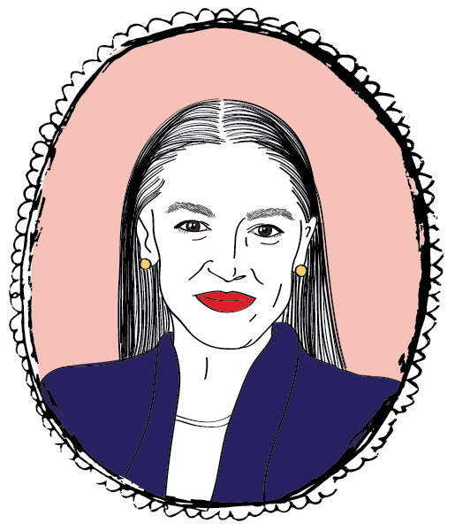 Alexandria Ocasio-Cortez Sticker