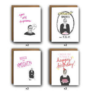 Ruth Bader Ginsburg Assorted Greeting Cards - Box Set-8