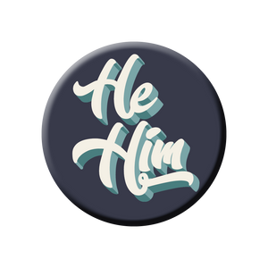 He/Him Pronoun Buttons