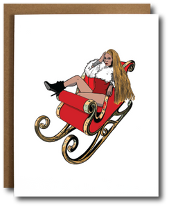 Sleigh Like Bey Christmas Card