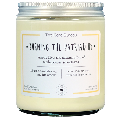 Burning the Patriarchy Candle
