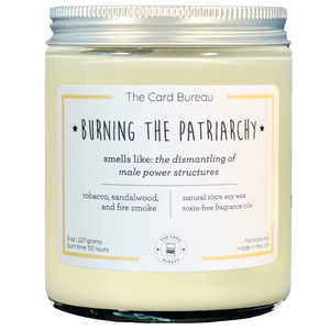 Burning the Patriarchy Candle