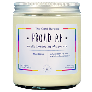 Proud AF PRIDE Candle