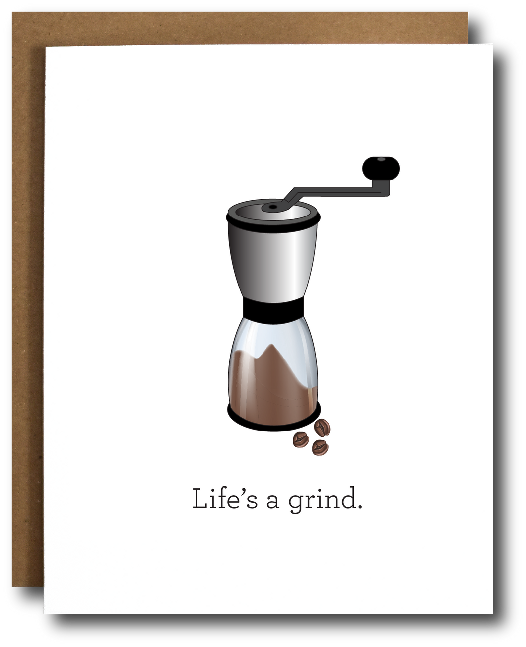 Life's a Grind Coffee Card