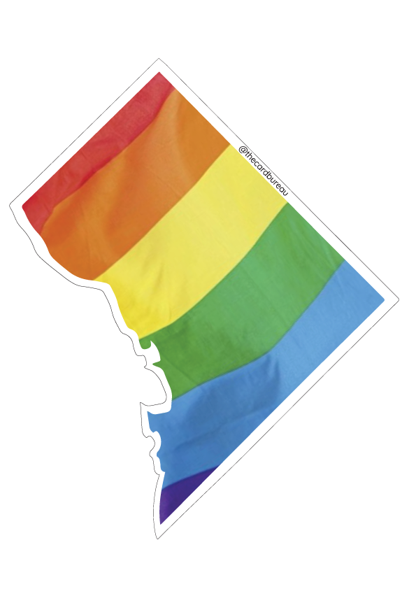 DC Pride Flag Sticker