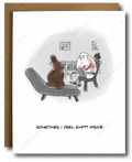 Therapy Bunny Easter Card
