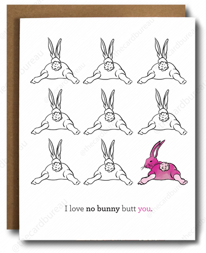 No Bunny Butt You Easter Card