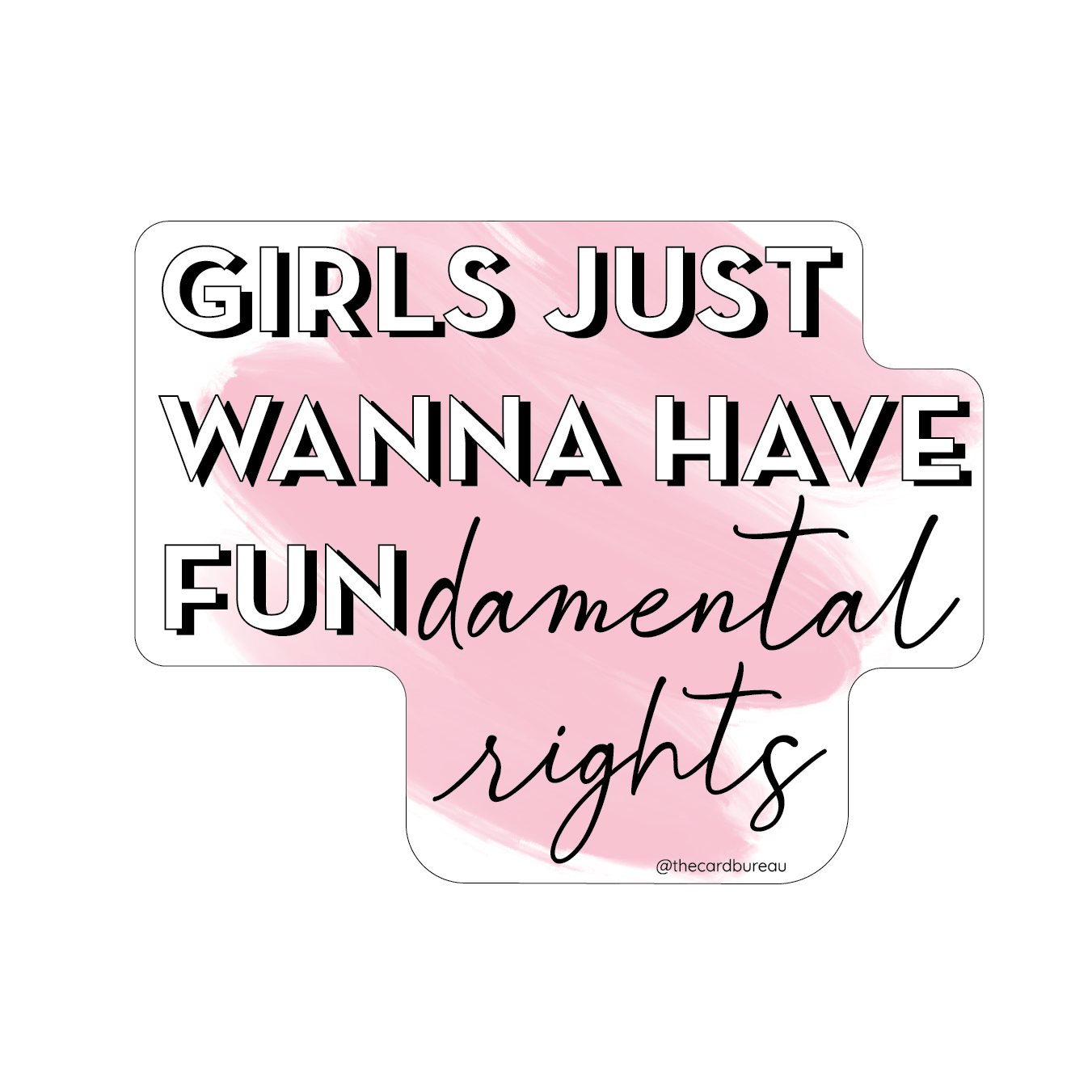 FUNdamental Rights Sticker
