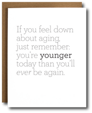 Down About Aging Card