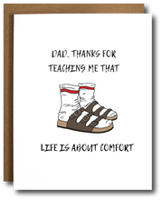 Birkenstocks Father's Day Card