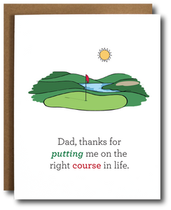 Golf Dad Father's Day Card